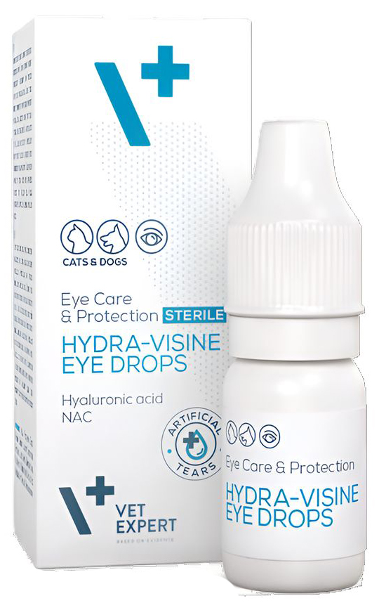 ΟΦΘΑΛΜΙΚΕΣ ΣΤΑΓΟΝΕΣ VET EXPERT HYDRA VISINE EYE DROPS (7ML)