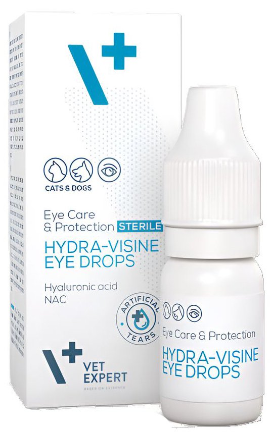 ΟΦΘΑΛΜΙΚΕΣ ΣΤΑΓΟΝΕΣ VET EXPERT HYDRA VISINE EYE DROPS (7ML)