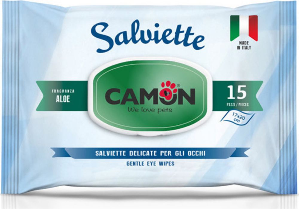 CAMON ΜΑΝΤΗΛΑΚΙΑ CAMON EYE WIPES ΓΙΑ ΤΑ ΜΑΤΙΑ (15ΤΜΧ)