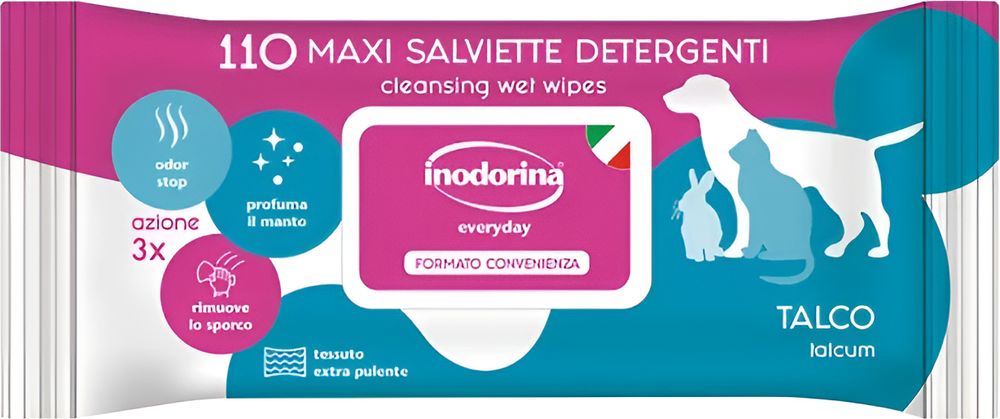 ΜΑΝΤΗΛΑΚΙΑ ΚΑΘΑΡΙΣΜΟΥ INODORINA ΤΑΛΚ (110ΤΜΧ / 20CMX30CM) INODORINA