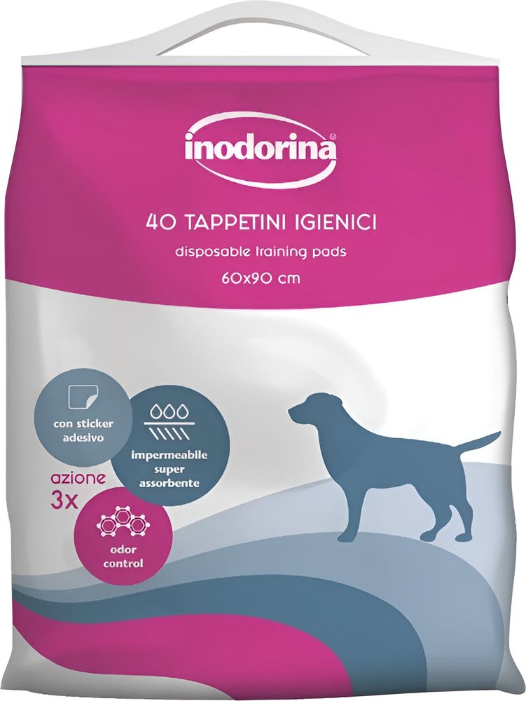 ΠΑΝΕΣ ΣΚΥΛΟΥ INODORINA ΧΩΡΙΣ ΑΡΩΜΑ (40TMX / 60X90CM) INODORINA