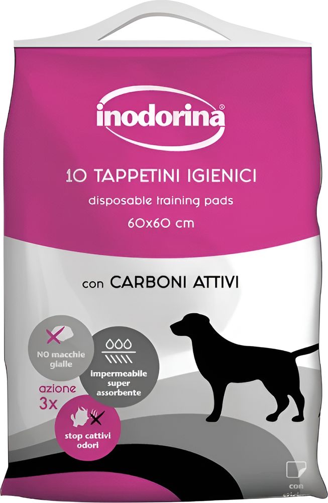 ΠΑΝΕΣ ΣΚΥΛΟΥ INODORINA ΜΕ ΕΝΕΡΓΟ ΑΝΘΡΑΚΑ (10TMX / 60X60CM) INODORINA