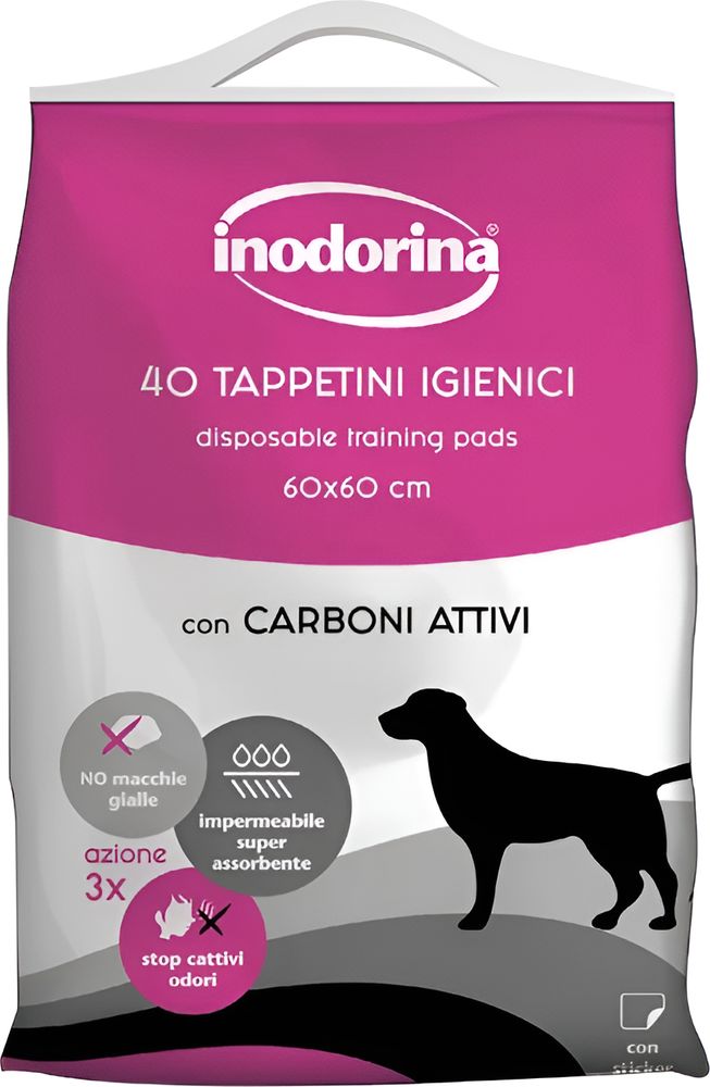 ΠΑΝΕΣ ΣΚΥΛΟΥ INODORINA ΜΕ ΕΝΕΡΓΟ ΑΝΘΡΑΚΑ (40TMX / 60X60CM) INODORINA