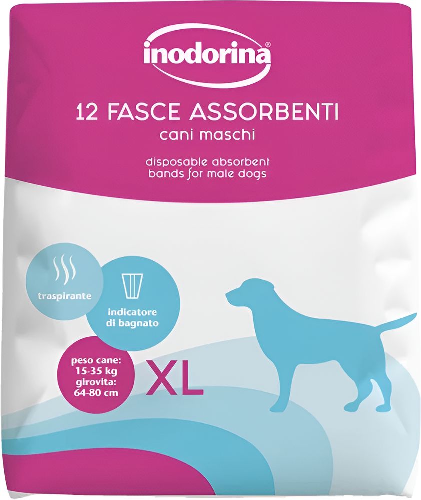 ΠΑΝΕΣ ΒΡΑΚΑΚΙΑ INODORINA ΜΙΑΣ ΧΡΗΣΗΣ ΓΙΑ ΑΡΣΕΝΙΚΟΥΣ ΣΚΥΛΟΥΣ XLARGE (12TMX)