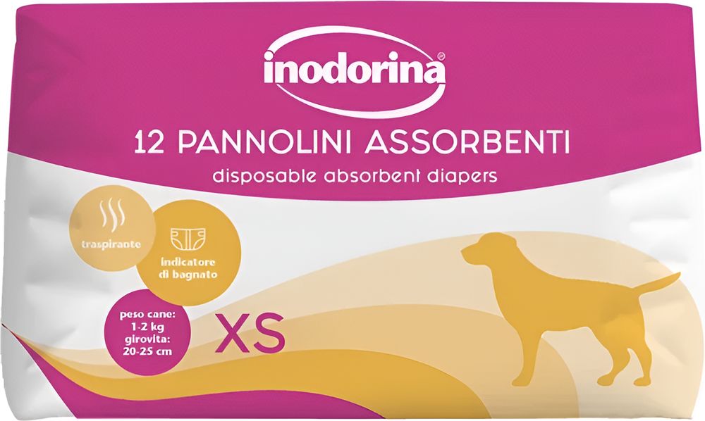 ΠΑΝΕΣ ΒΡΑΚΑΚΙΑ INODORINA ΜΙΑΣ ΧΡΗΣΗΣ ΓΙΑ ΘΗΛΥΚΟΥΣ ΣΚΥΛΟΥΣ LARGE (12ΤΜΧ) INODORINA