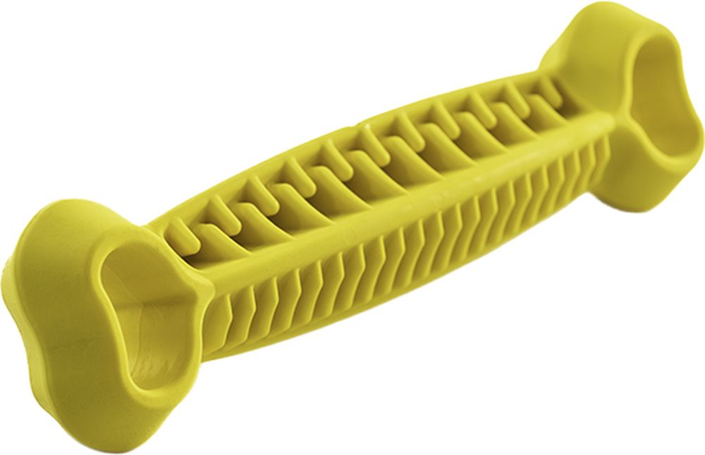 FIBOO ΠΑΙΧΝΙΔΙ ΣΚΥΛΟΥ FIBOO FIBOONE DENTAL ΚΙΤΡΙΝΟ (19CM)