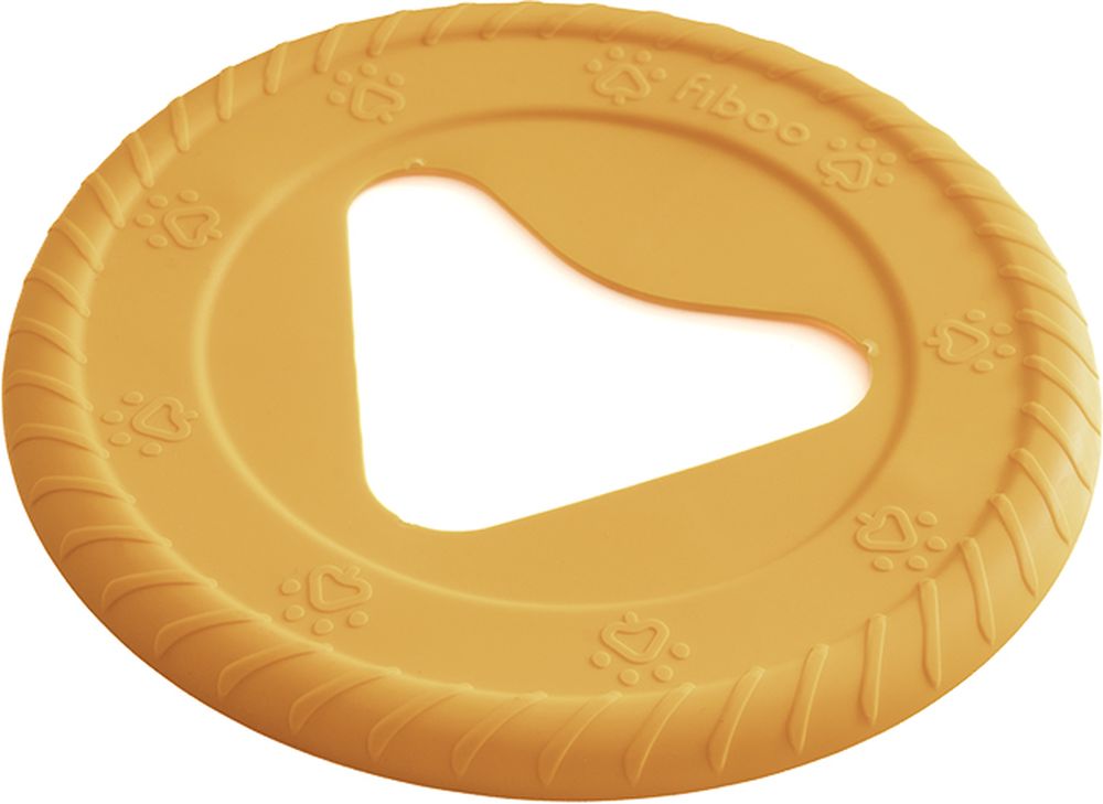 ΠΑΙΧΝΙΔΙ ΣΚΥΛΟΥ FIBOO FRISBOO ΠΟΡΤΟΚΑΛΙ (25X25CM) FIBOO