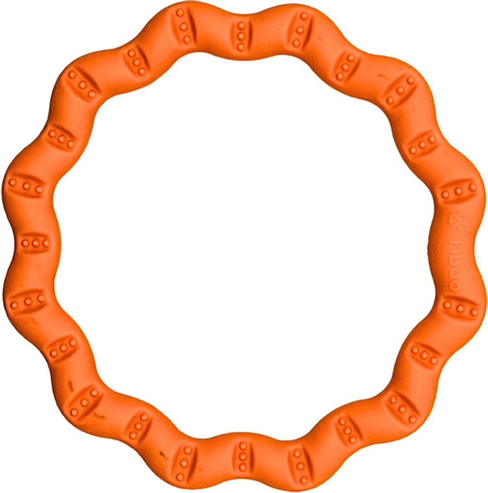 ΠΑΙΧΝΙΔΙ ΣΚΥΛΟΥ FIBOO FRINGOO ΠΟΡΤΟΚΑΛΙ (18X18CM)