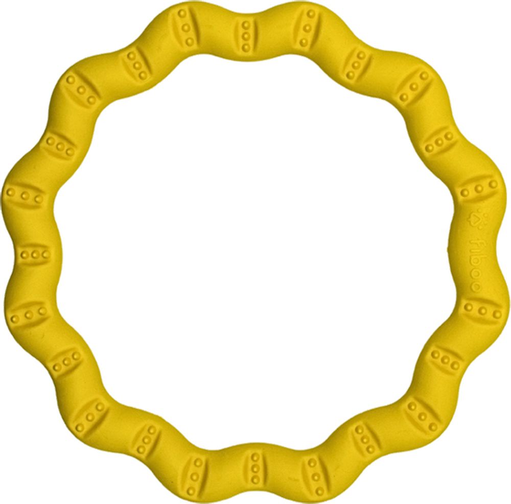 ΠΑΙΧΝΙΔΙ ΣΚΥΛΟΥ FIBOO FRINGOO ΚΙΤΡΙΝΟ (18X18CM)