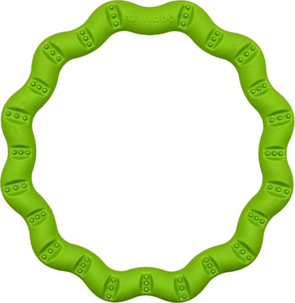 ΠΑΙΧΝΙΔΙ ΣΚΥΛΟΥ FIBOO FRINGOO ΠΡΑΣΙΝΟ (18X18CM)