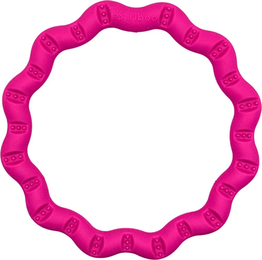 ΠΑΙΧΝΙΔΙ ΣΚΥΛΟΥ FIBOO FRINGOO ΡΟΖ (18X18CM)