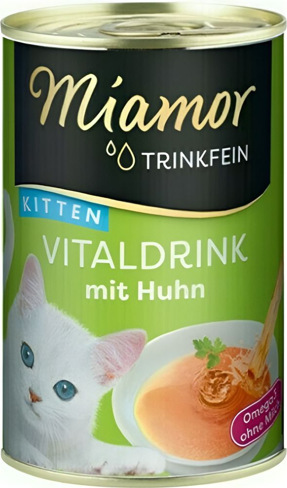 ΥΓΡΗ ΤΡΟΦΗ MIAMOR KITTEN VITALDRINK ΚΟΤΟΠΟΥΛΟ ΣΕ ΣΟΥΠΑ (135ML) MIAMOR