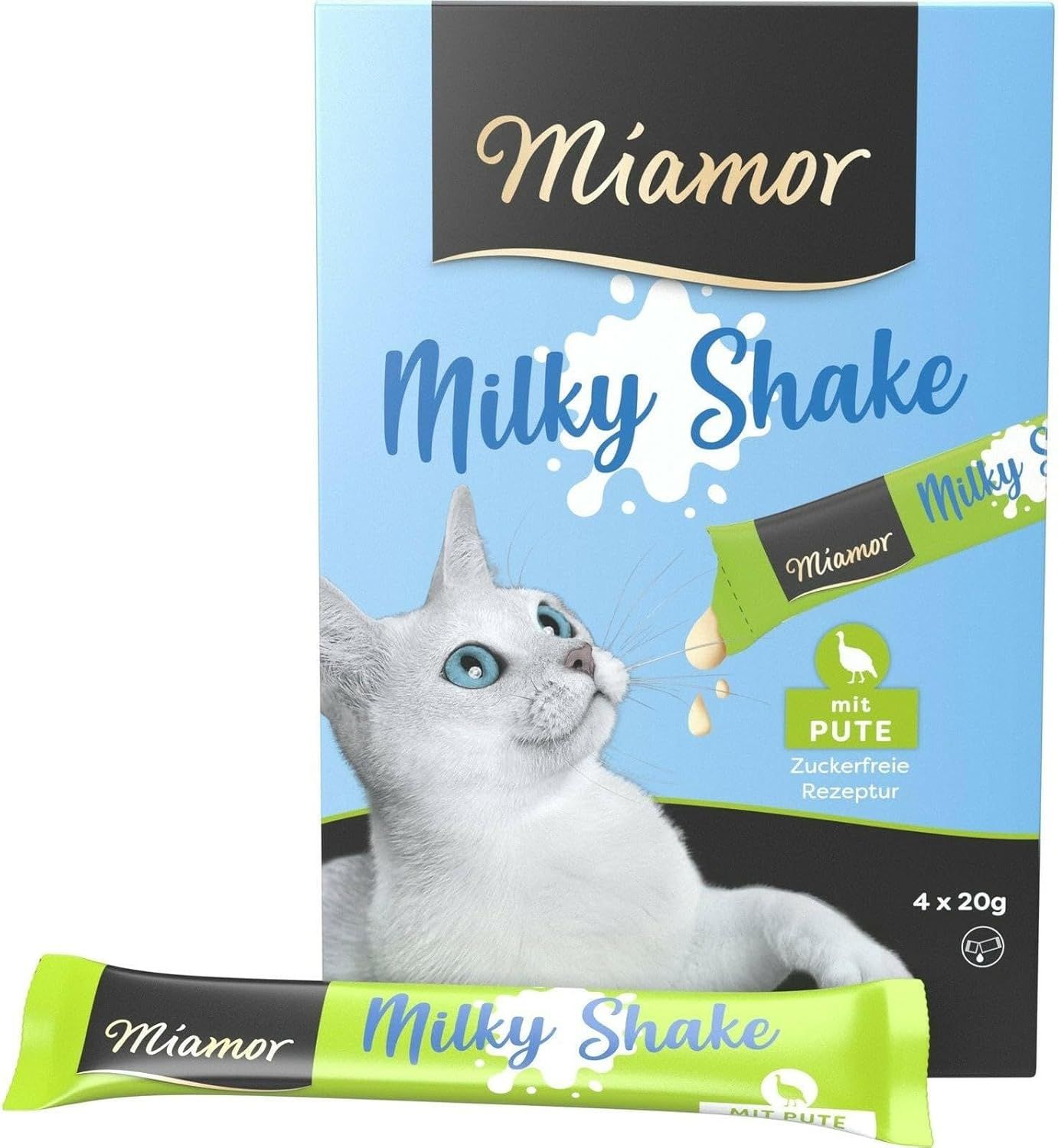 ΣΝΑΚ ΓΑΤΑΣ MIAMOR MILKY SHAKE ΓΑΛΟΠΟΥΛΑ (4X20GR) MIAMOR