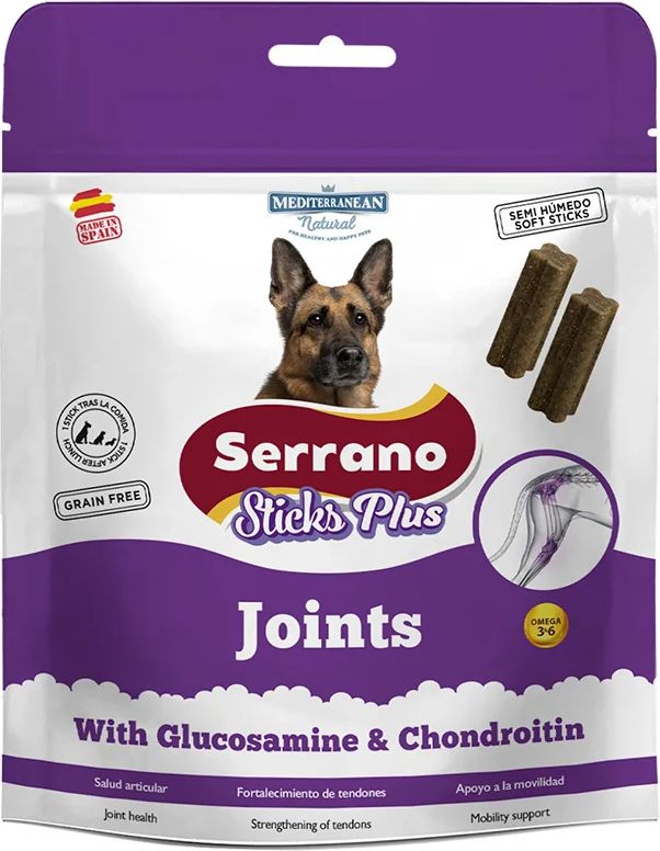 ΛΙΧΟΥΔΙΕΣ MEDITERRANEAN NATURAL SERANO FUNCTIONAL SNACKS JOINTS (110GR) MEDITERRANEAN NATURAL