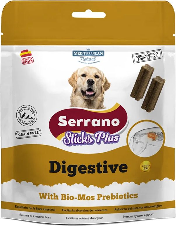 ΛΙΧΟΥΔΙΕΣ MEDITERRANEAN NATURAL SERANO FUNCTIONAL SNACKS INTESTINAL (110GR)