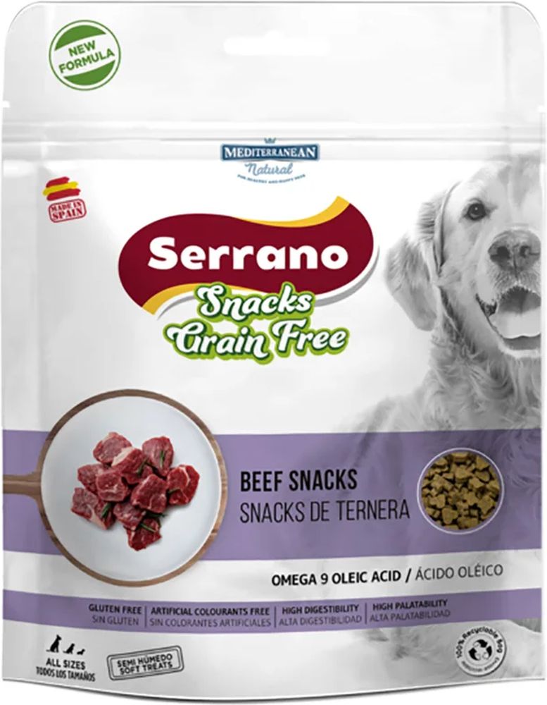 MEDITERRANEAN NATURAL ΛΙΧΟΥΔΙΕΣ MEDITERRANEAN NATURAL TAPAS GRAIN FREE ΑΡΝΙ ΒΟΔΙΝΟ (150GR)