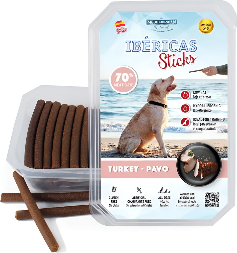 ΗΜΙΥΓΡΑ STICKS MEDITERRANEAN NATURAL IBERICAS ΣΕ ΤΑΠΕΡΑΚΙ ΓΑΛΟΠΟΥΛΑ (350GR)