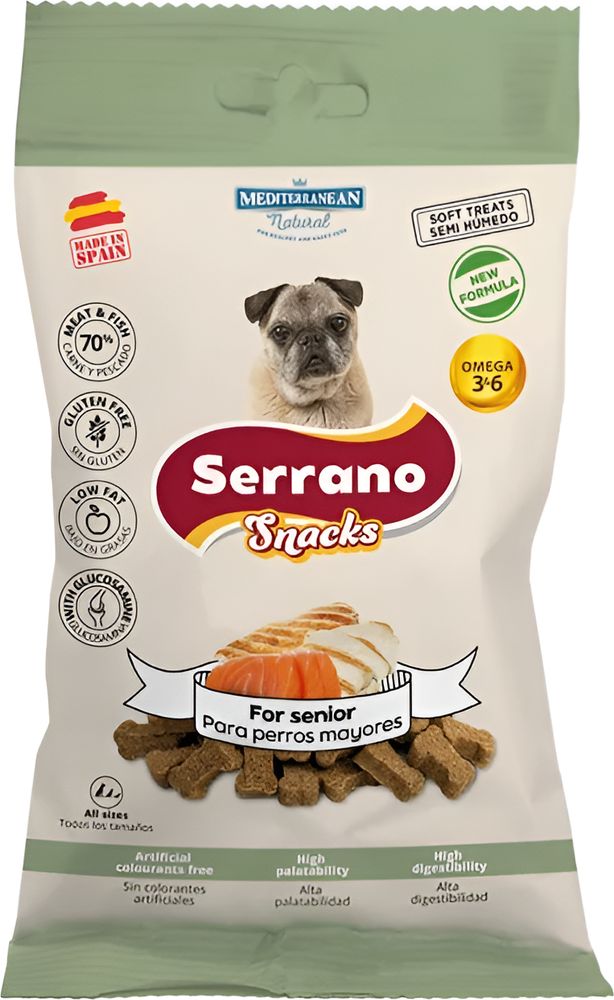 ΛΙΧΟΥΔΙΕΣ MEDITERRANEAN NATURAL SERRANO SENIOR (100GR)