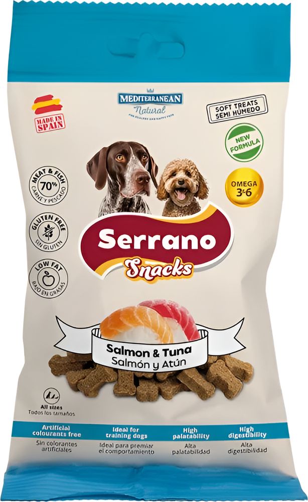 MEDITERRANEAN NATURAL ΛΙΧΟΥΔΙΕΣ MEDITERRANEAN NATURAL SERRANO ΣΟΛΟΜΟΣ - ΤΟΝΟΣ (100GR)
