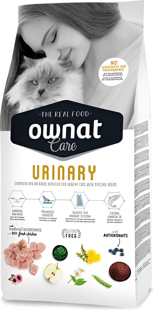 ΤΡΟΦΗ ΓΑΤΑΣ OWNAT CARE CAT URINARY (3KG) OWNAT