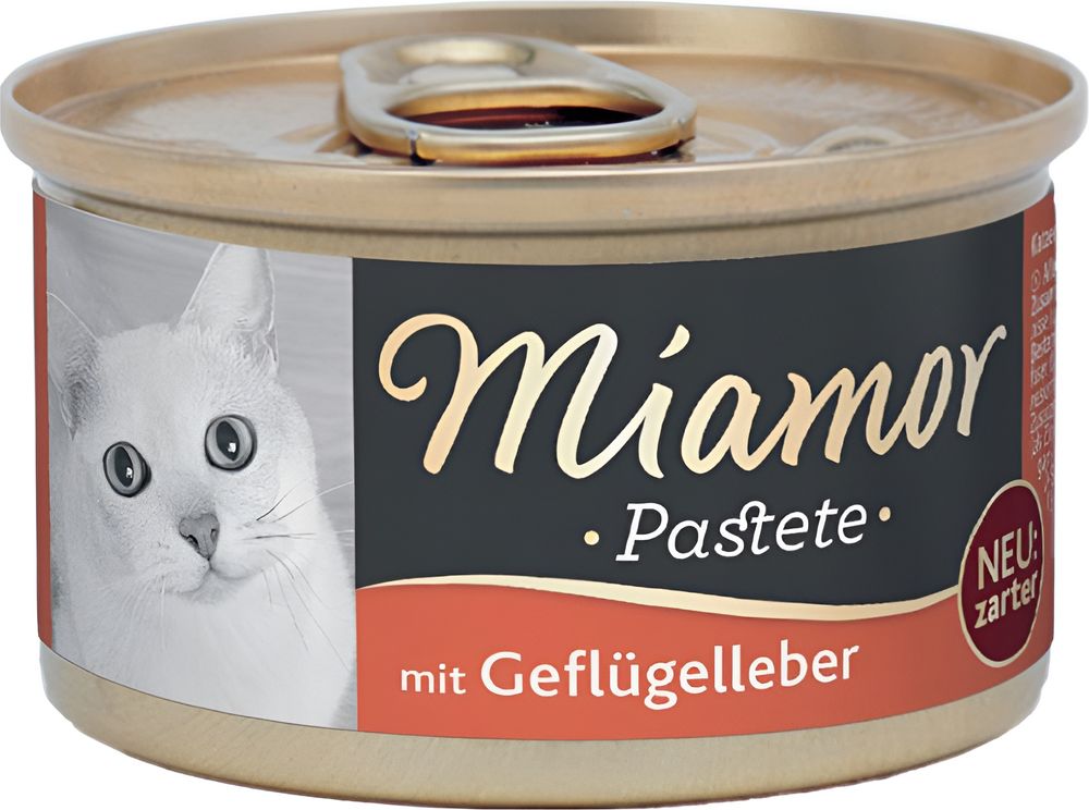 MIAMOR ΚΟΝΣΕΡΒΑ ΓΑΤΑΣ MIAMOR PASTETE POULTRY - LIVER (85GR)