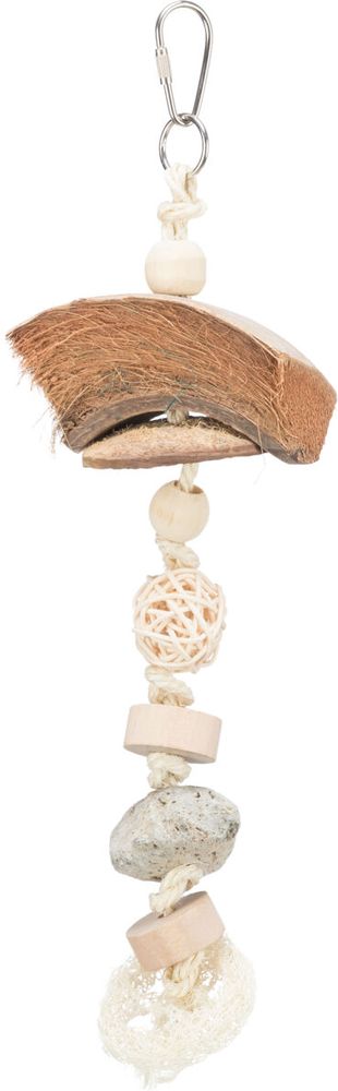 ΠΑΙΧΝΙΔΙ ΠΤΗΝΩΝ TRIXIE NATURAL ΑΠΟ ΚΑΡΥΔΑ RATTAN ΠΕΤΡΑ ΛΑΒΑ (35CM)
