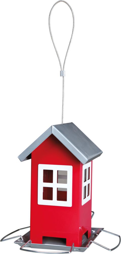 ΤΑΙΣΤΡΑ ΠΤΗΝΩΝ TRIXIE ΣΠΙΤΙ ΑΣΗΜΙ ΚΟΚΚΙΝΟ (19X20X19CM) TRIXIE