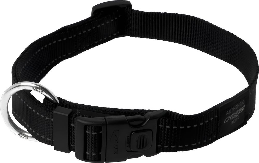 ΠΕΡΙΛΑΙΜΙΟ ΣΚΥΛΟΥ ROGZ UTILITY ΜΑΥΡΟ (MEDIUM/ 26-40CM) ROGZ