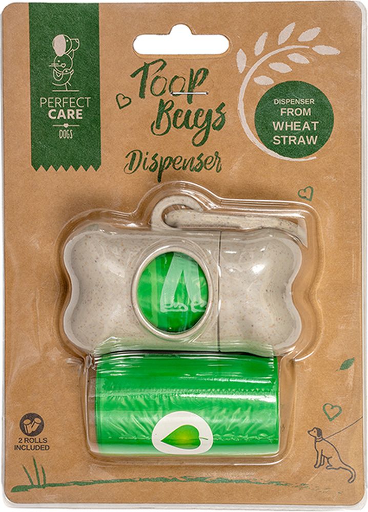 ΘΗΚΗ ΓΙΑ ΣΑΚΟΥΛΕΣ ΠΕΡΙΤΤΩΜΑΤΩΝ PERFECT CARE POOP BAGS ECO - 2 ΡΟΛΑ /30ΣΑΚΟΥΛΕΣ