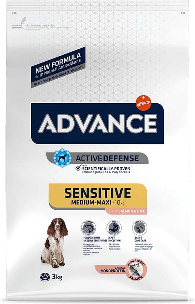 ΤΡΟΦΗ ADVANCE SENSITIVE ΣΟΛΟΜΟΣ ΚΑΙ ΡΥΖΙ 12KG