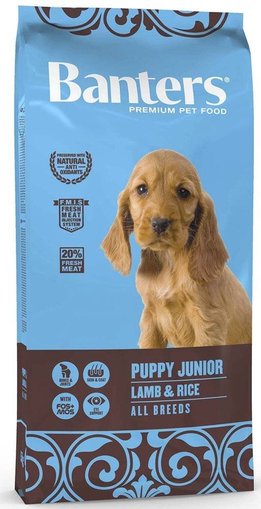 ΤΡΟΦΗ ΣΚΥΛΟΥ BANTERS PUPPY ALL BREEDS ΑΡΝΙ - ΡΥΖΙ 3KG BANTERS
