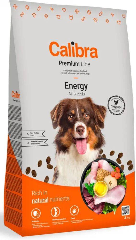 ΤΡΟΦΗ ΣΚΥΛΟΥ CALIBRA DOG PREMIUM LINE ENERGY ALL BREEDS ΚΟΤΟΠΟΥΛΟ (3KG) CALIBRA