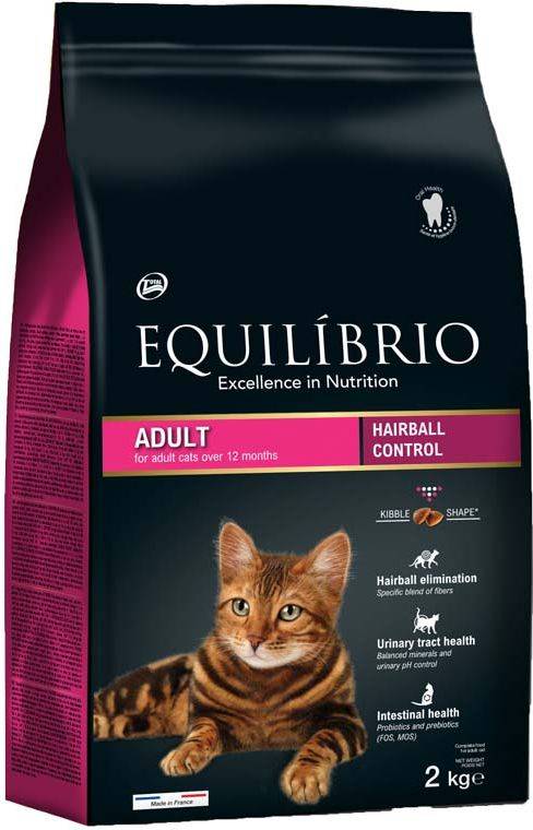 EQUILIBRIO ΤΡΟΦΗ ΓΑΤΑΣ EQUILIBRIO ADULT HAIRBALL ΚΟΤΟΠΟΥΛΟ (2KG)