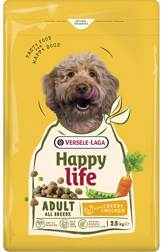 HAPPY LIFE ΤΡΟΦΗ ΣΚΥΛΟΥ HAPPY LIFE ADULT ΚΟΤΟΠΟΥΛΟ (12,5KG)