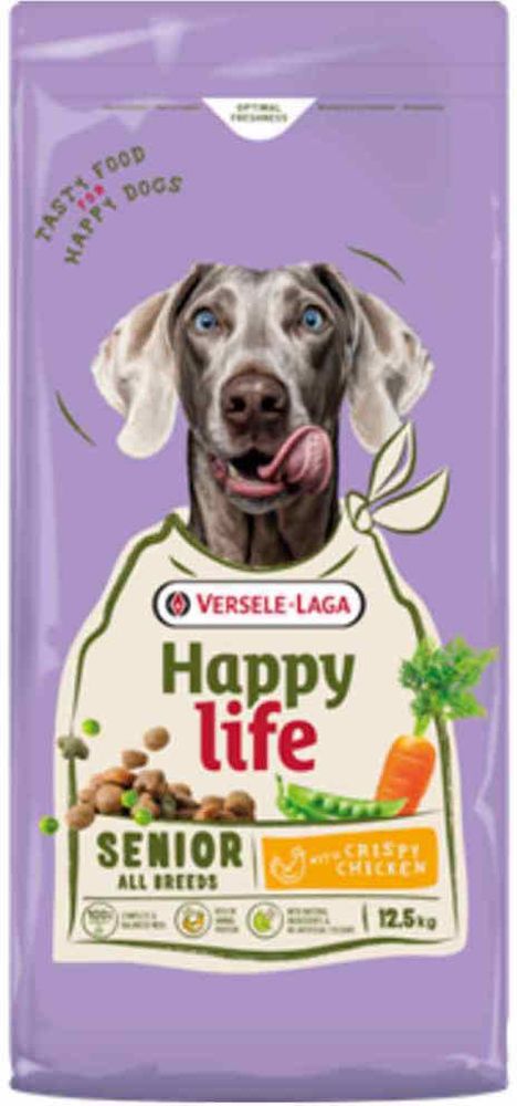 ΤΡΟΦΗ ΣΚΥΛΟΥ HAPPY LIFE SENIOR ΚΟΤΟΠΟΥΛΟ (12,5KG)