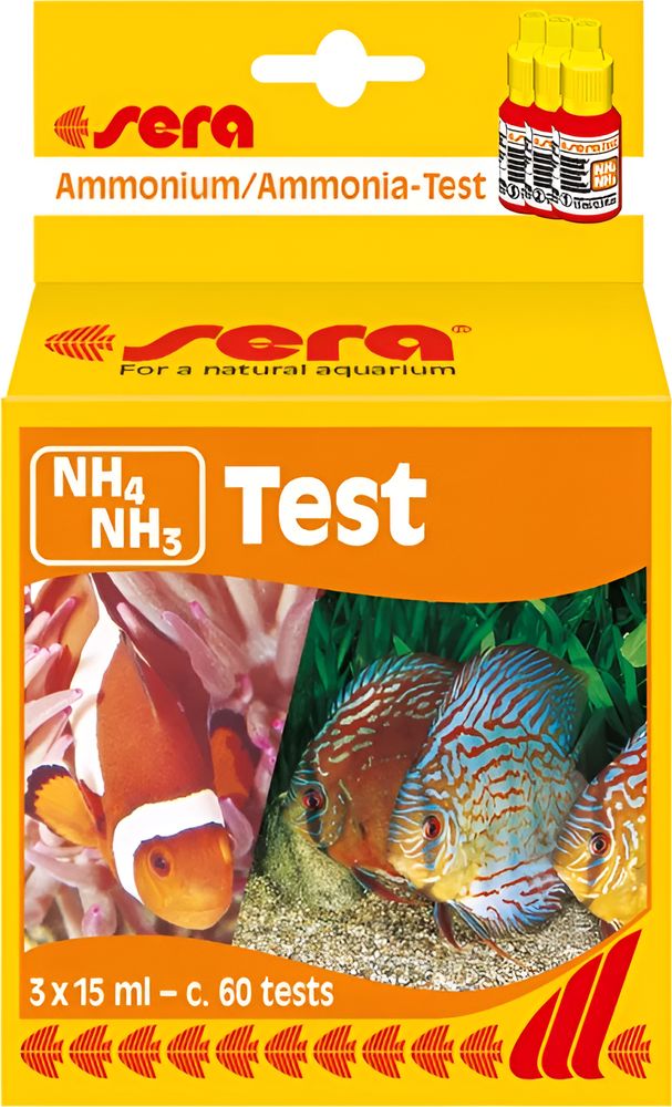 TEST ΑΜΜΩΝΙΑΣ SERA AMMONIUM NH4-NH3 (3X15ML/ 60TESTS)