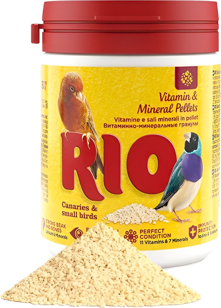 RIO ΒΙΤΑΜΙΝΕΣ RIO ΜΕΤΑΛΛΙΚΑ ΣΤΟΙΧΕΙΑ ΓΙΑ ΚΑΝΑΡΙΝΙΑ - ΕΞΩΤΙΚΑ ΠΟΥΛΙΑ (120GR)