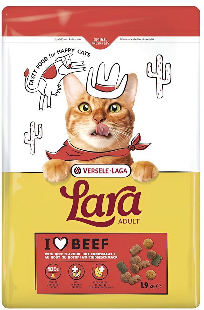 ΤΡΟΦΗ ΓΑΤΑΣ LARA ADULT ΒΟΔΙΝΟ (12,5KG) LARA