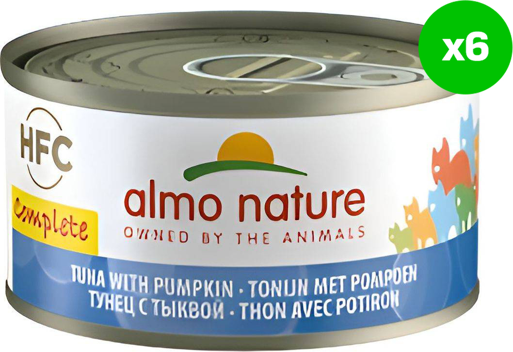 ALMO NATURE ΚΟΝΣΕΡΒΑ ΓΑΤΑΣ ALMO NATURE ΦΙΛΕΤΟ ΤΟΝΟΥ ΜΕ ΚΟΛΟΚΥΘΑ ΣΕ ΖΩΜΟ (6 X 70GR)