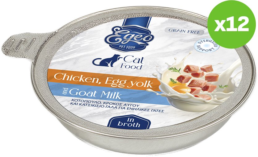 ΥΓΡΗ ΤΡΟΦΗ ΓΑΤΑΣ EGEO CAT ADULT ΚΟΤΟΠΟΥΛΟ ΚΟΥΝΕΛΙ - ΚΑΤΣΙΚΙΣΙΟ ΓΑΛΑ ΣΕ ΖΩΜΟ (12TMX X 50GR)