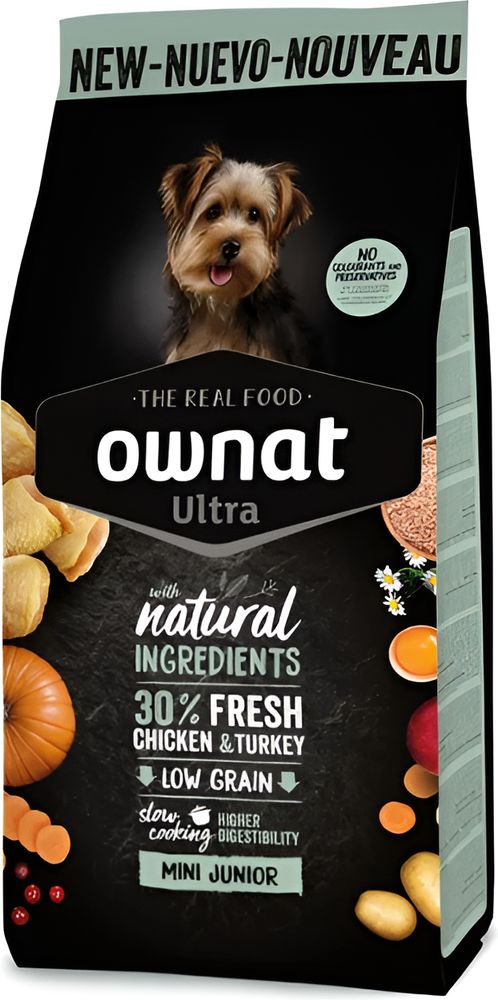 ΤΡΟΦΗ ΣΚΥΛΟΥ OWNAT ULTRA MINI JUNIOR (400GR) OWNAT