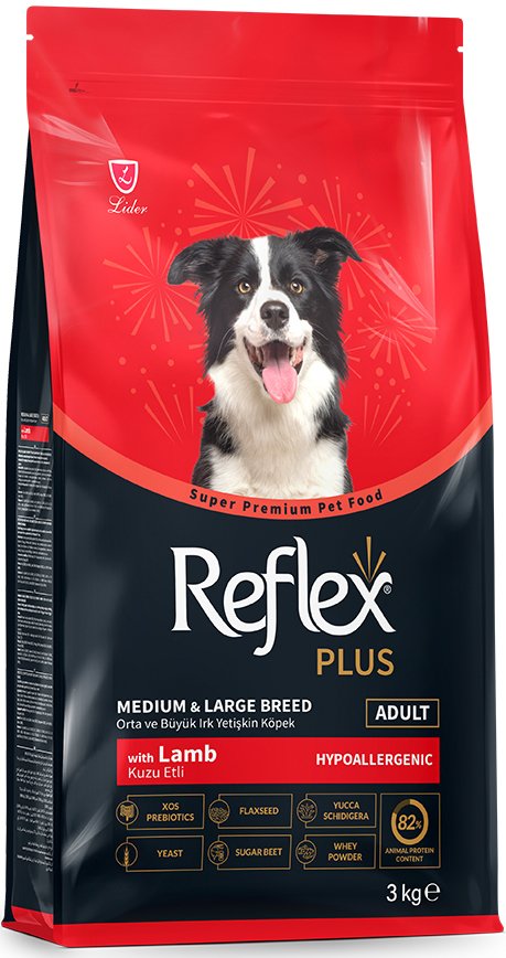 ΤΡΟΦΗ REFLEX PLUS ADULT MEDIUM - LARGE ΑΡΝΙ (12KG)