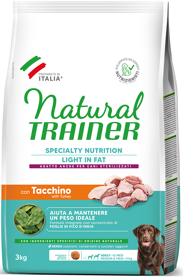 ΤΡΟΦΗ ΣΚΥΛΟΥ TRAINER WEIGHT CARE MEDIUM ΛΕΥΚΑ ΚΡΕΑΤΑ (3KG) TRAINER