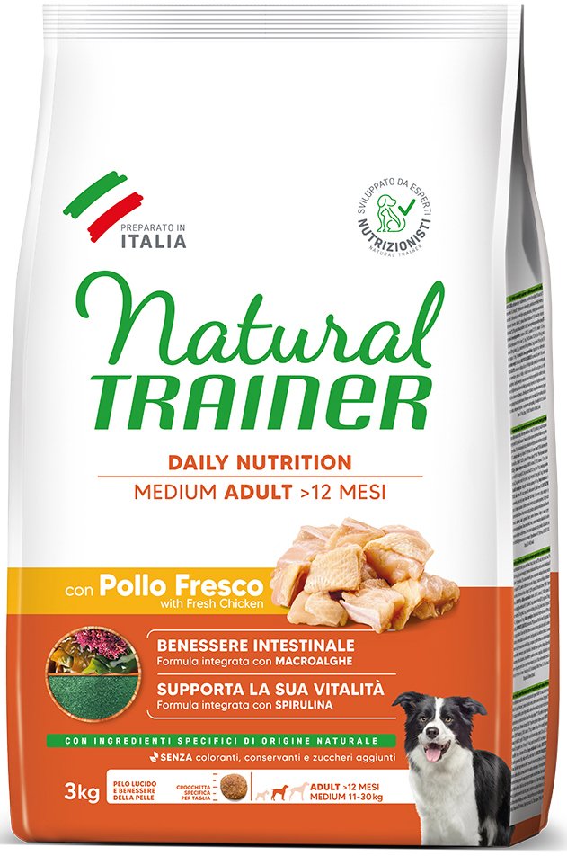 ΤΡΟΦΗ ΣΚΥΛΟΥ TRAINER MEDIUM ADULT ΚΟΤΟΠΟΥΛΟ (12KG)