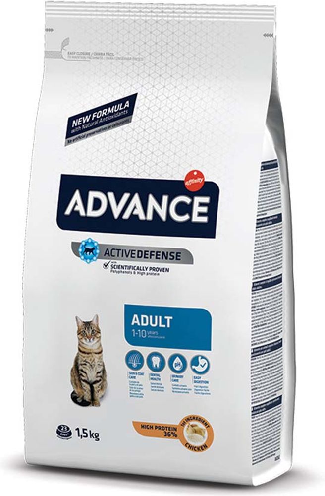 AFFINITY ΤΡΟΦΗ ΓΑΤΑΣ ADVANCE ADULT CHICKEN - RICE 1.5KG