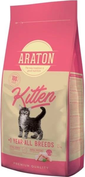 ΤΡΟΦΗ ΓΑΤΑΣ ARATON KITTEN ΚΟΤΟΠΟΥΛΟ (1,5KG)