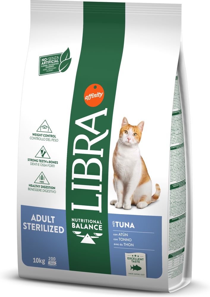 ΤΡΟΦΗ ΓΑΤΑΣ LIBRA ADULT STERILISED ΤΟΝΟΣ (10KG)