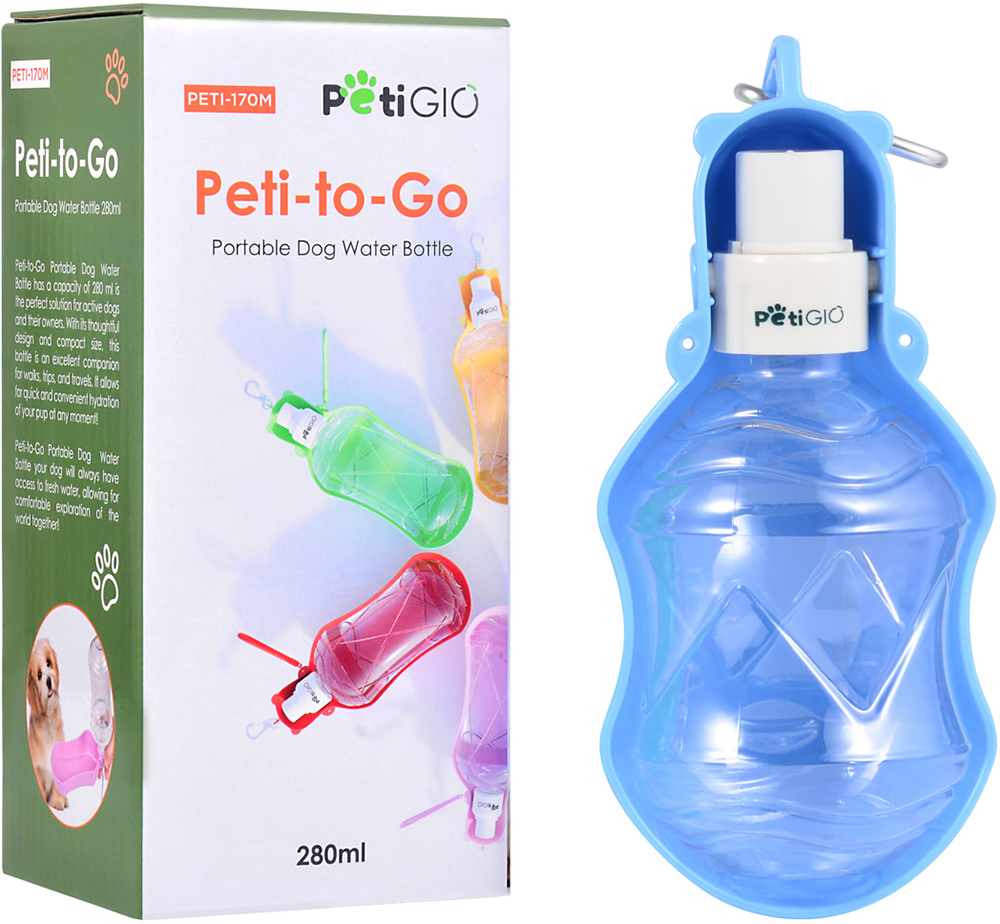 ΦΟΡΗΤΟ ΜΠΟΥΚΑΛΙ ΝΕΡΟΥ ΓΙΑ ΣΚΥΛΟΥΣ PETIGIO (280ML) PETIGIO