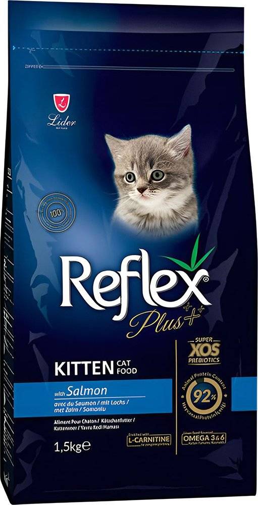 ΤΡΟΦΗ ΓΑΤΑΣ REFLEX PLUS KITTEN ΣΟΛΟΜΟΣ (1,5 KG)