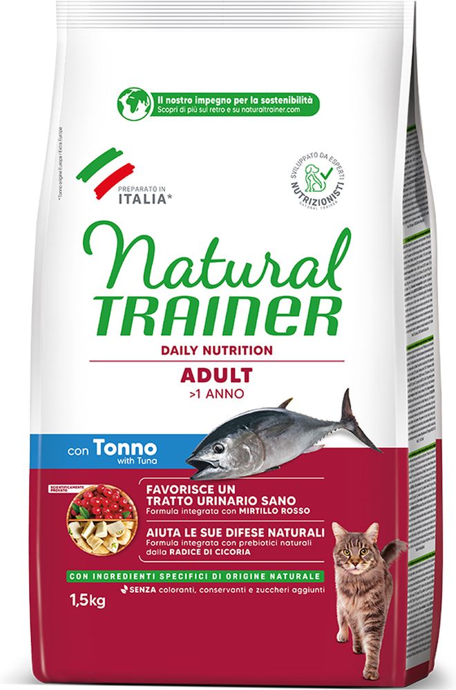 ΤΡΟΦΗ ΓΑΤΑΣ TRAINER NATURAL CAT ADULT ΤΟΝΟΣ (10KG) TRAINER